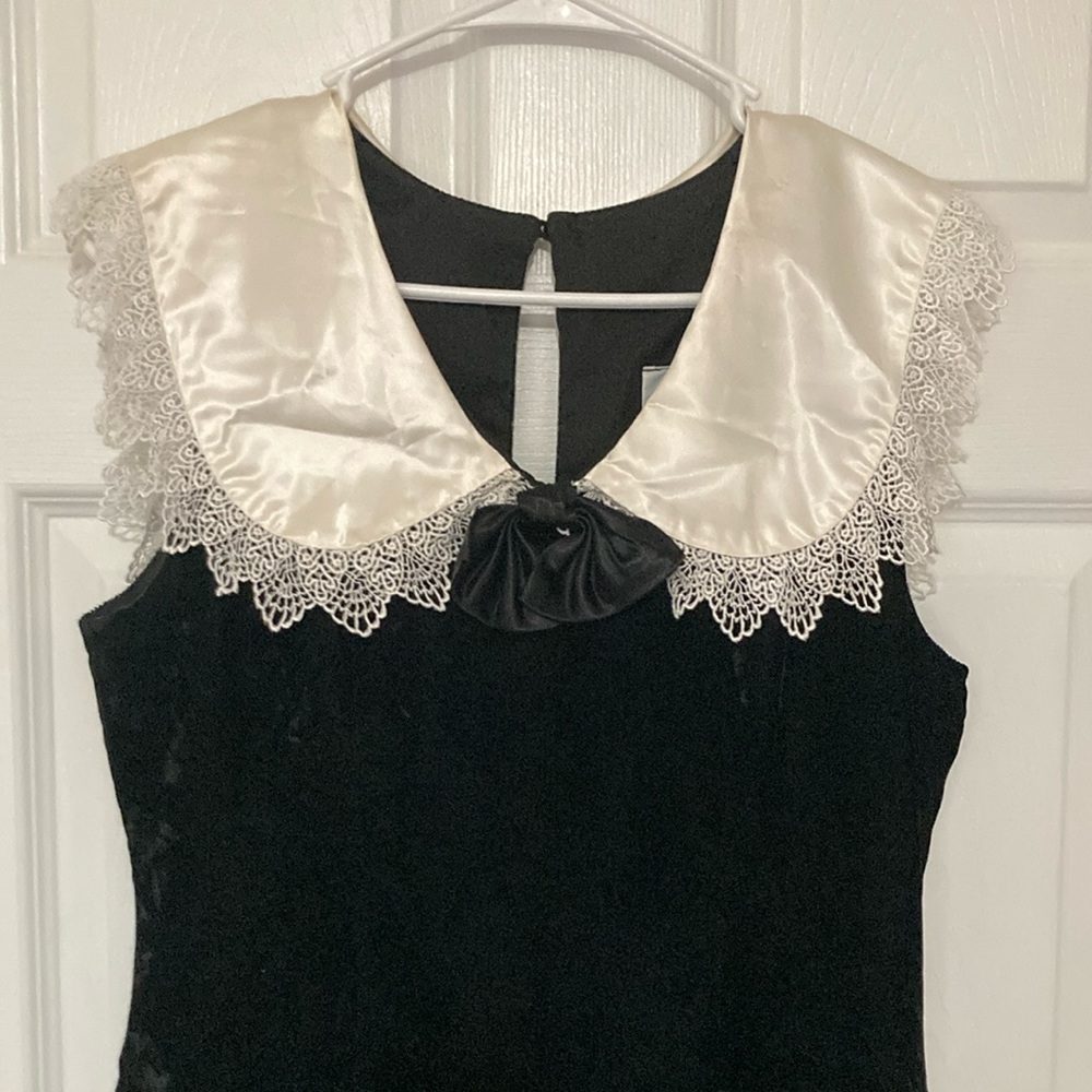 Lanz Original Vintage black dress.